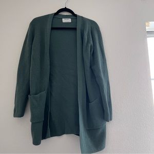 Green knit old navy cardigan